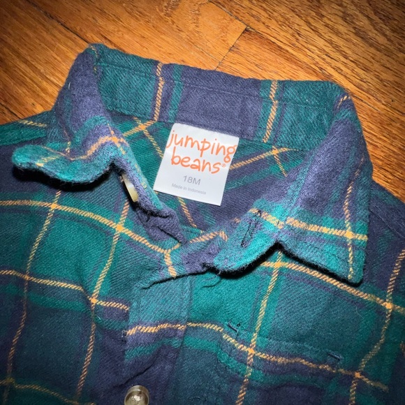 Toddler Flannel Button Down Shirt - Picture 2 of 2